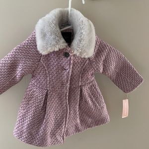 Jessica Simson Faux fur Peacoat